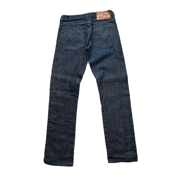 Naked & Famous Japanese SELVEDGE Jeans Skinny Guy Dark Rigid Indigo Twill Sz 31 - Picture 2 of 7
